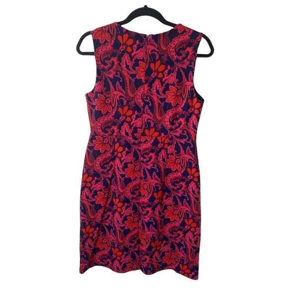 Lands’ End Floral Paisley Print Dress Sz 8 - Picture 4 of 9